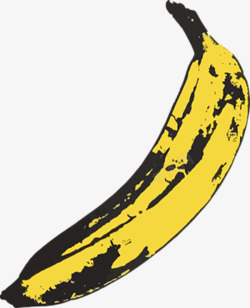 黄色卡通手绘香蕉水果素材