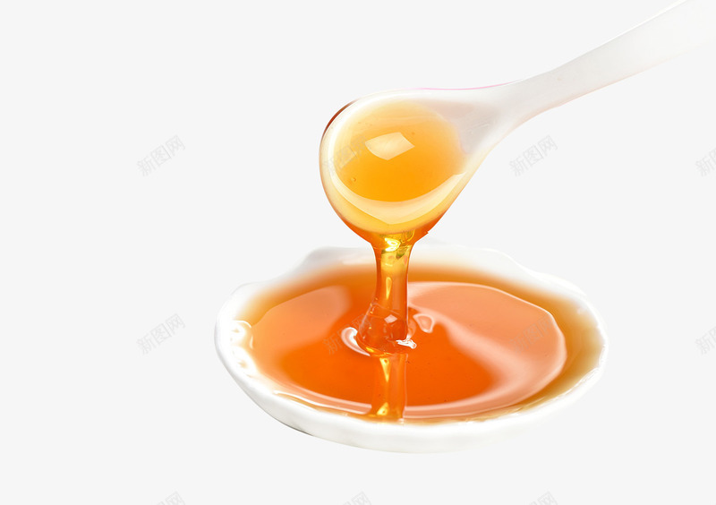 浓稠的黄色蜂蜜png免抠素材_88icon https://88icon.com 勺子 土蜂蜜 碟子 蜂蜜 黄色