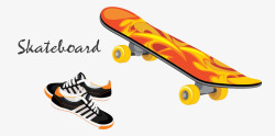 滑板与运动鞋素材