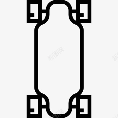 比赛物体滑板图标图标