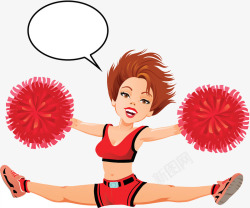 热辣的足球宝贝素材