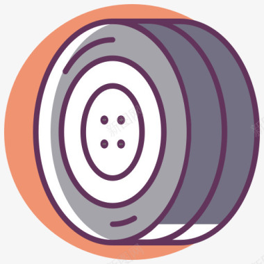汽车车比赛服务轮胎工具轮汽车服图标图标