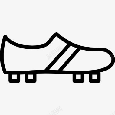 时尚鞋靴足球靴图标图标