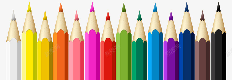 彩铅png免抠素材_88icon https://88icon.com 图案 彩铅 文具 装饰 铅笔