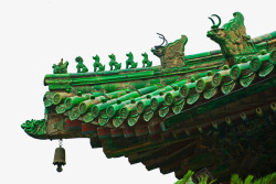 中式屋檐传统建筑装饰素材