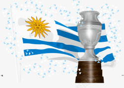 乌拉圭冠军矢量图素材