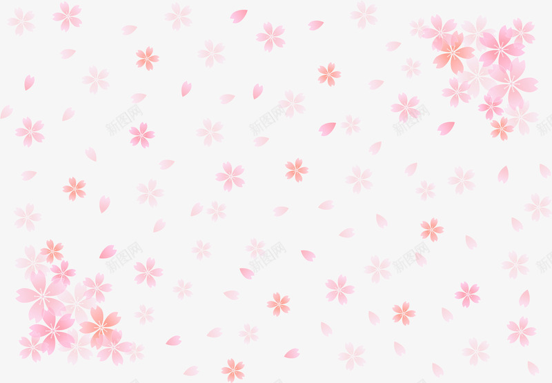 粉色浪漫漂浮花朵png免抠素材_88icon https://88icon.com 新年 新春 春节 漂浮花朵 粉色花朵 飞扬鲜花