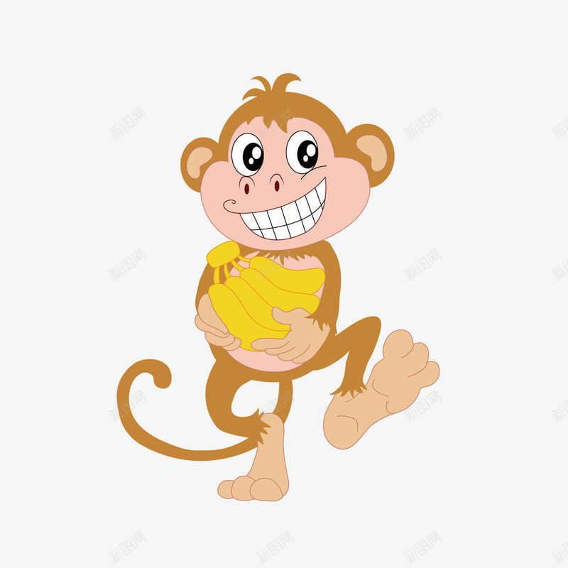 抱香蕉的猴子矢量图eps免抠素材_88icon https://88icon.com png素材 猴子 香蕉 矢量图