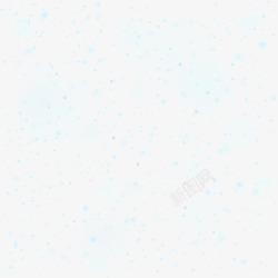 蓝色冰雪装饰矢量图素材