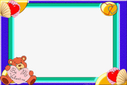 简单的卡通相框素材