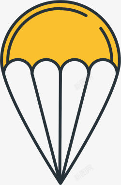 parachute体育降落伞ResponsiveSportsIcons图标高清图片
