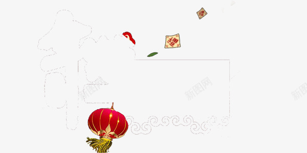 漂浮红色灯笼新年喜庆元素png免抠素材_88icon https://88icon.com 喜庆 新春 漂浮 红色灯笼