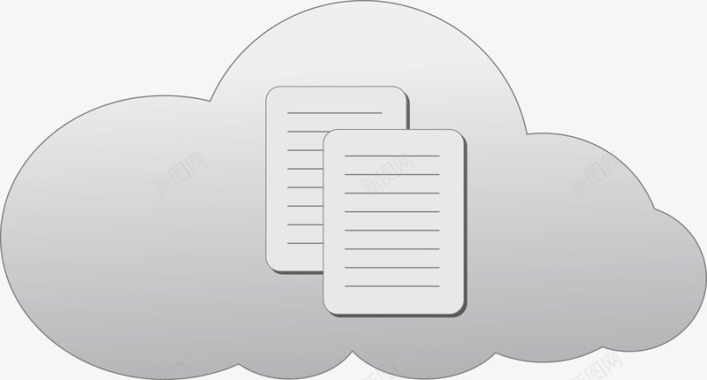 服务云端数据文件图标图标