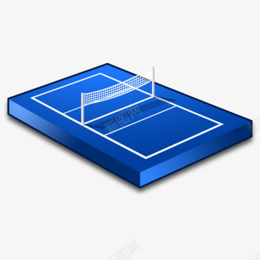 水中运动3D体育运动场排球图标图标