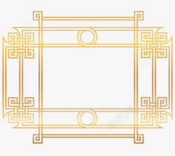 中国风金色边框素材
