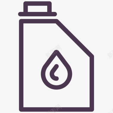 水罐防冻剂水罐车油服务工具汽车维修图标图标