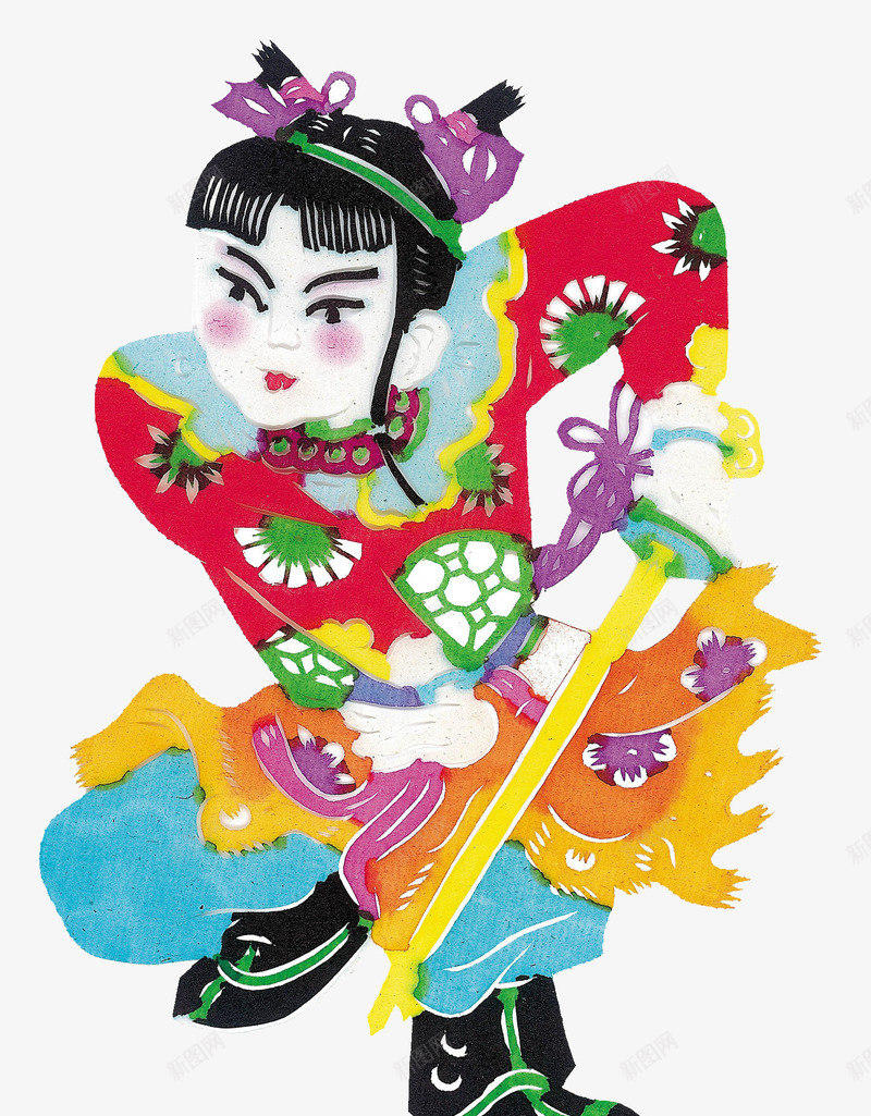 水彩娃娃png免抠素材_88icon https://88icon.com 中国传统门神 卡通 古风 手绘 新年 神话人物 门神