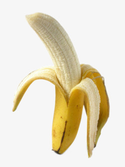 剥皮香蕉素材