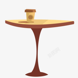 手绘餐厅咖啡素材