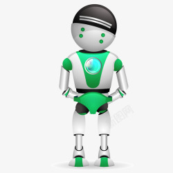 卡通科技机器人装饰手绘装饰素材