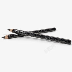 黑色质感装饰铅笔素材
