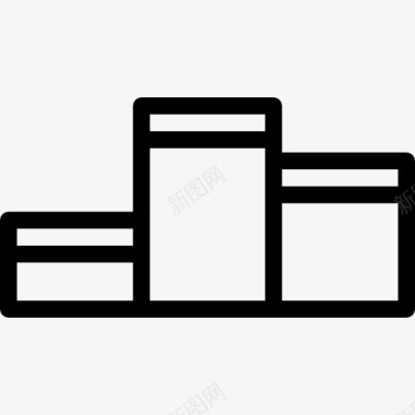 奥运会比赛领奖台图标图标
