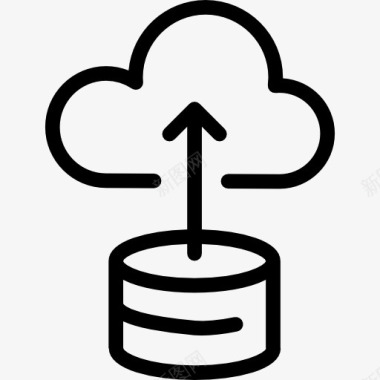 服务器服务器和云图标图标