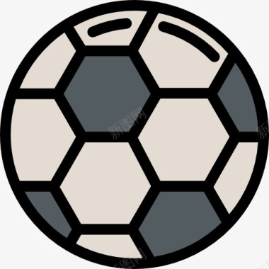 运动足球足球图标图标