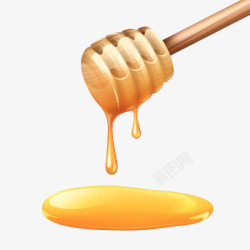 蜂蜜搅拌棒素材
