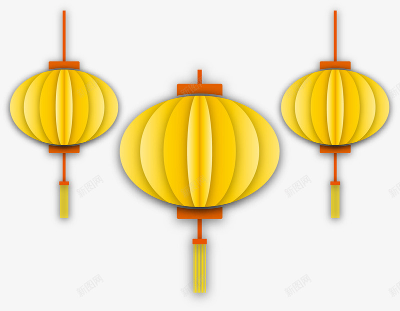 春节金色折纸灯笼png免抠素材_88icon https://88icon.com 中国风 折纸灯笼 新年灯笼 新春灯笼 春节灯笼 金色灯笼