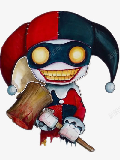 邪恶的小丑png免抠素材_88icon https://88icon.com joker 人物 小丑joker 木头 牙齿 面具