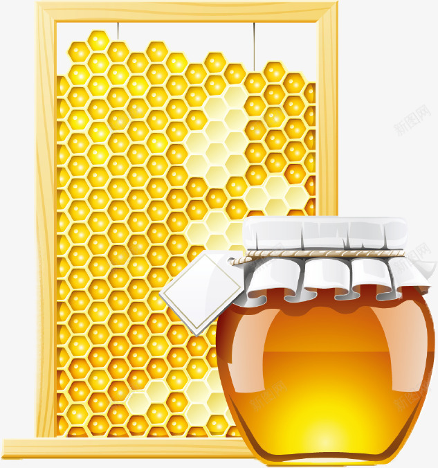 瓶子精美瓶子png免抠素材_88icon https://88icon.com 包装 包装瓶 瓶子 瓶子设计 精美瓶子 蜂蜜 食物