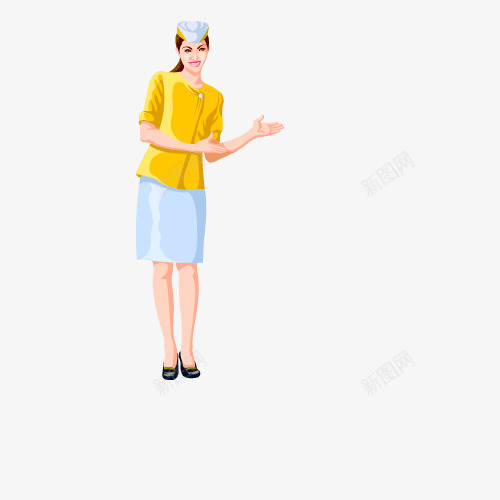 人物png免抠素材_88icon https://88icon.com 人物 动漫 卡通 女孩 服务员