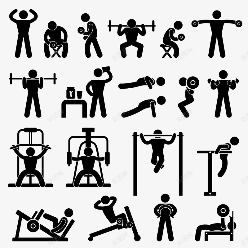 体育运动png免抠素材_88icon https://88icon.com 体育运动 健身 强健身体 运动