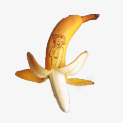 玛丽莲梦露玛丽莲梦露香蕉雕刻高清图片