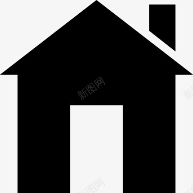家庭的图标房子黑楼图标图标
