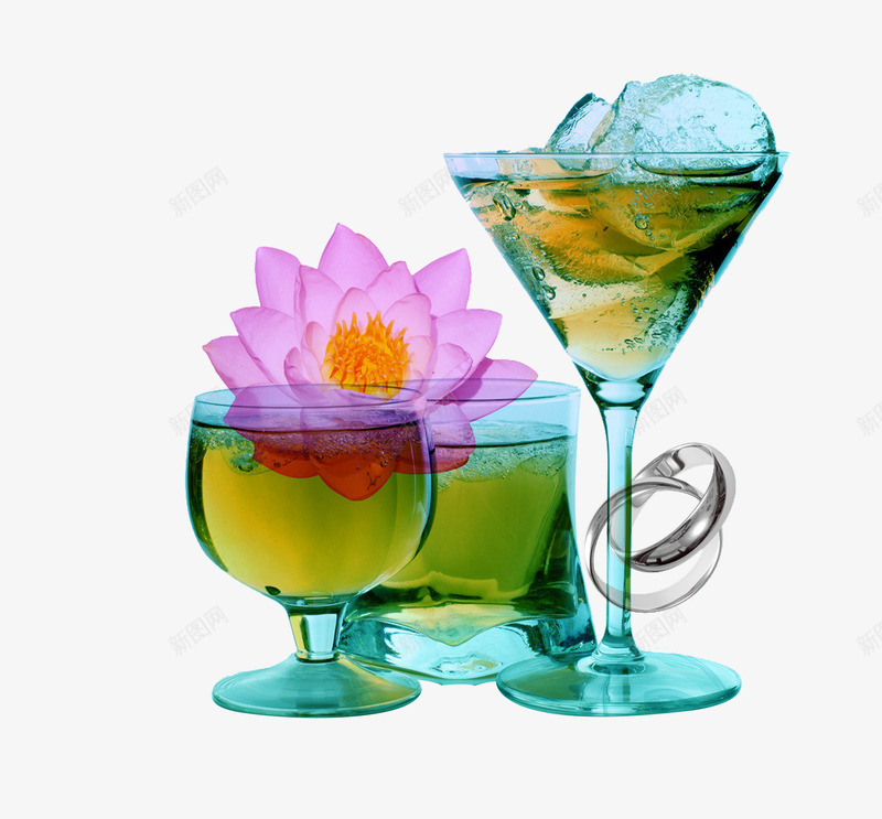 漂亮的酒杯png免抠素材_88icon https://88icon.com 红酒 荷花 酒杯 鸡尾酒