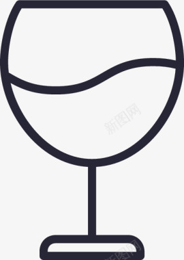 酒杯矢量图图标图标