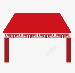 中国风传统红木桌子素材