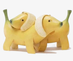 香蕉小狗创意网素材