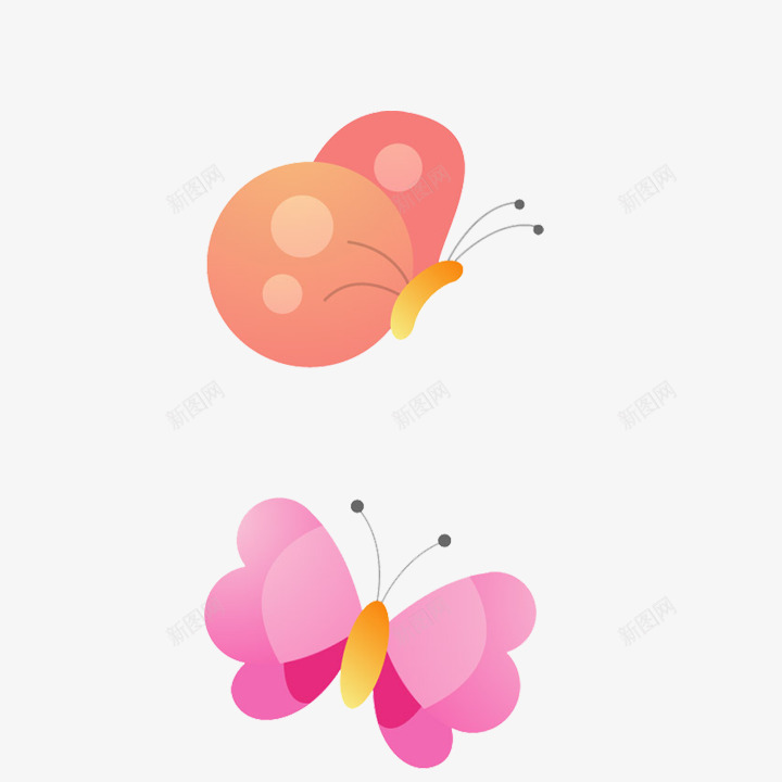 蝴蝶png免抠素材_88icon https://88icon.com 小天使 彩带 相框 矢量花纹 花 花纹 蝴蝶 边框