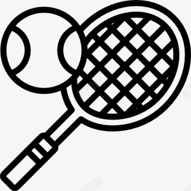 体育竞赛网球图标图标