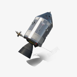 阿波罗指挥服务模块航天器素材
