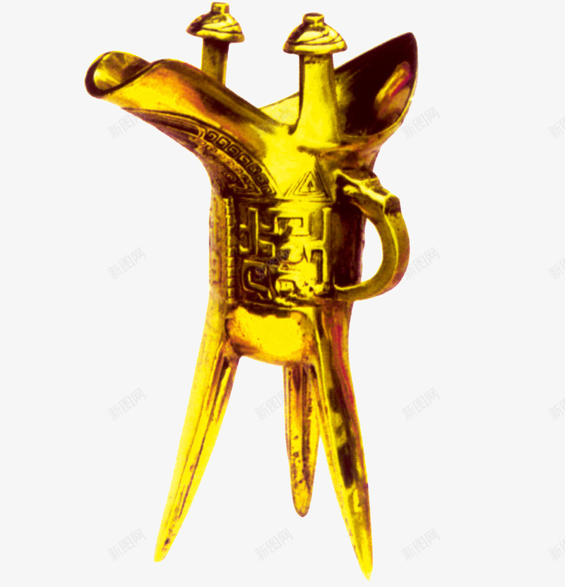 古代酒杯png免抠素材_88icon https://88icon.com 古代 复古 酒杯 金色