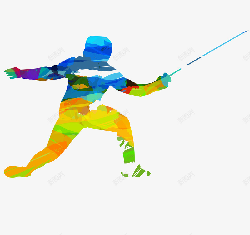 里约奥运会击剑png免抠素材_88icon https://88icon.com 2016奥运会 体育 击剑 里约奥运会背景