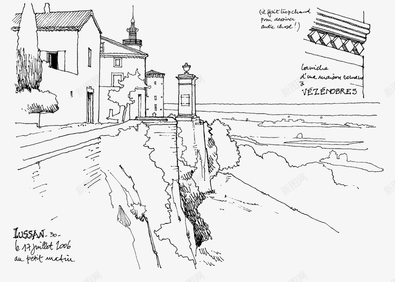 线描卡通风景png免抠素材_88icon https://88icon.com 卡通线稿 场景 手绘风景 线描 线稿 风景线稿