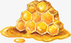 蜜蜂蜂蜜装饰元素素材