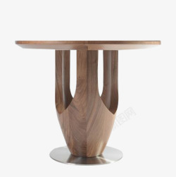 设计感摆设圆形木桌子高清图片