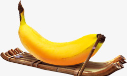 香蕉划小船素材