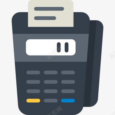 信用卡盗用服务点图标图标